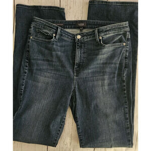NOT YOUR DAUGHTERS' JEANS (NYDJ) BARBARA BOOTCUT Dark Blue Denim Jeans Size 12 L